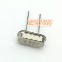 100 шт. HC-49S 4,897 МГц 20ppm 20pF Кварцевый резонатор