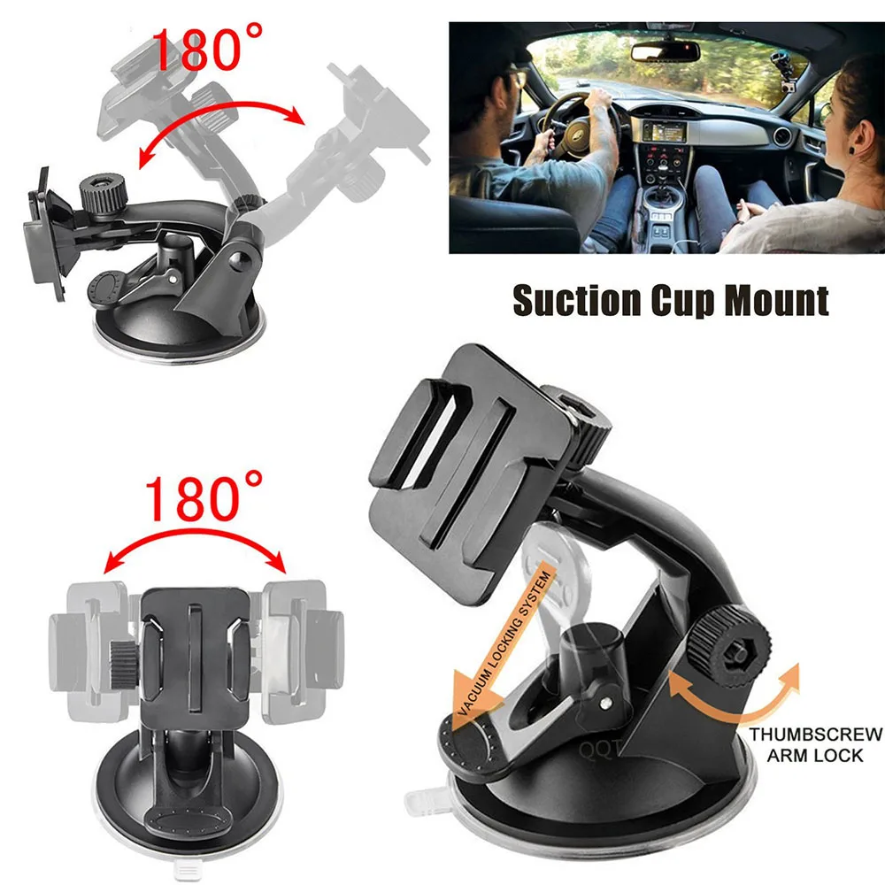  QQT for Gopro Accessories Kit Multi-function Foldable Adjustable Allin One For Xiaomi yi Camera tri