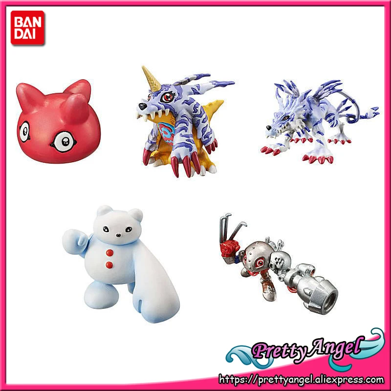 PrettyAngel-Подлинная Bandai 20th anniversary Digimon Digital Monster Capsule Mascot коллекция мини-фигурка