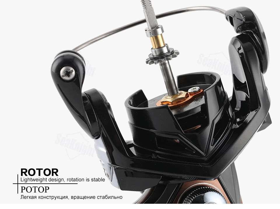 Carretel de Alumínio 9 + 1bb Seaknight Spinning Reel Nagaii 1 9 Kg-15 kg Roda Carpa Fishing 2000 2500s 3000 4000 5000 5.2: 24 5.2: 1 9 KG-15 KG Roda Carpa