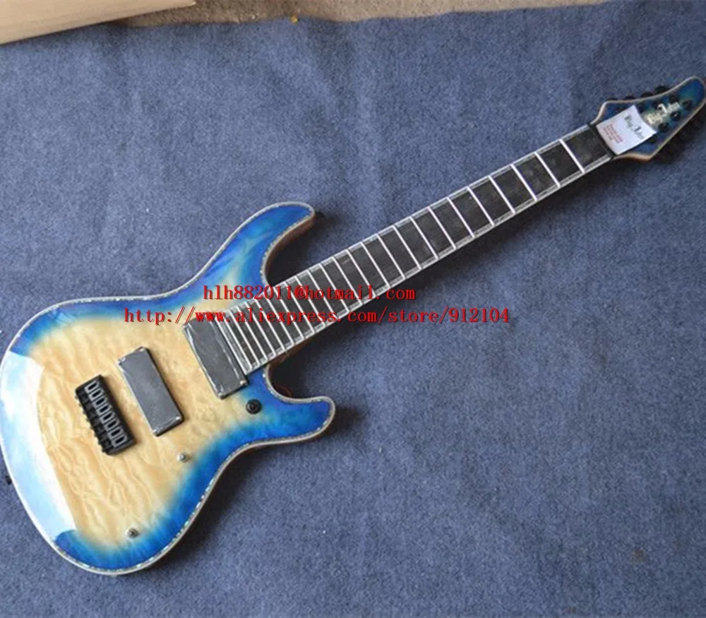 

factory make new Big John 8-strings electric guitar with colorful shell wrapping free shipping F-3154