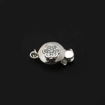 

20pcs/lot 925 Sterling Silver Jewelry Clasp Jewelry Clasp 9*15mm DH-BFS024