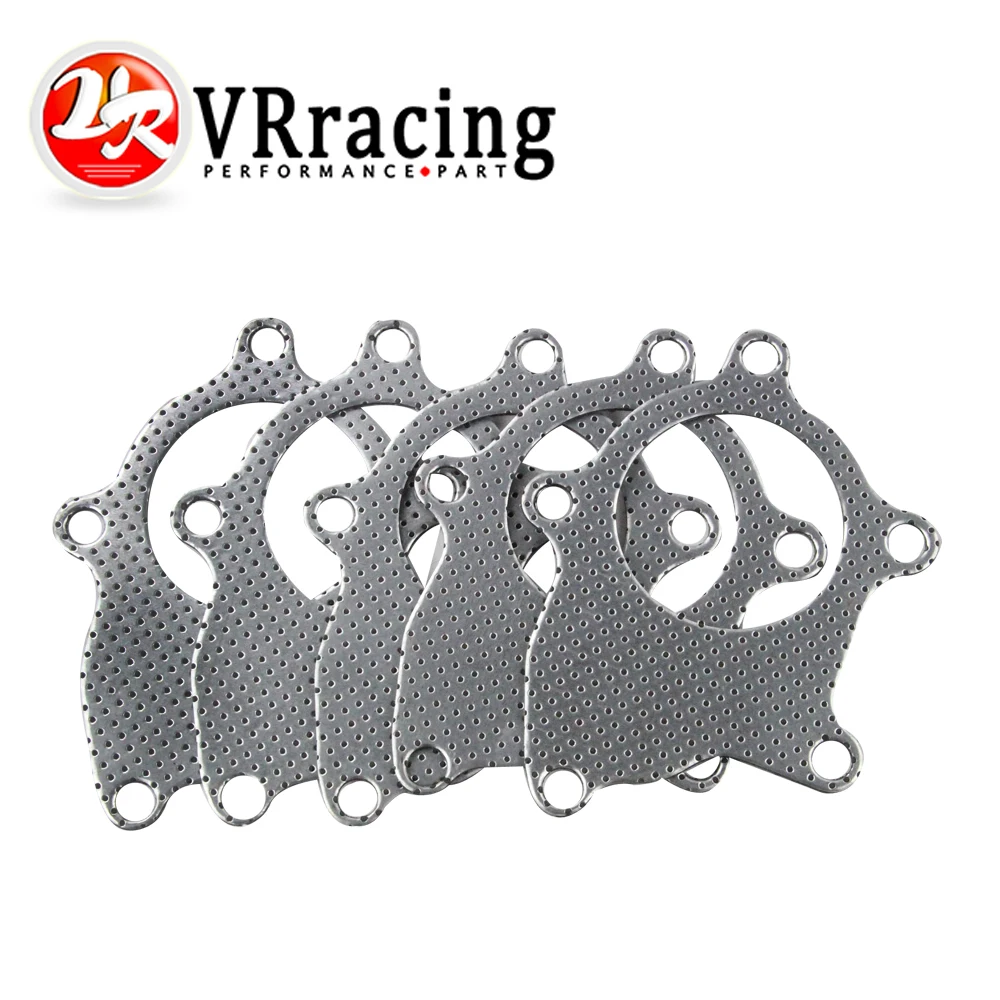 Vr - T3-T4 5-Bolt B/D Serie Turbo Collettore Downpipe Di Scarico Grafite Guarnizione In Alluminio Vr4953