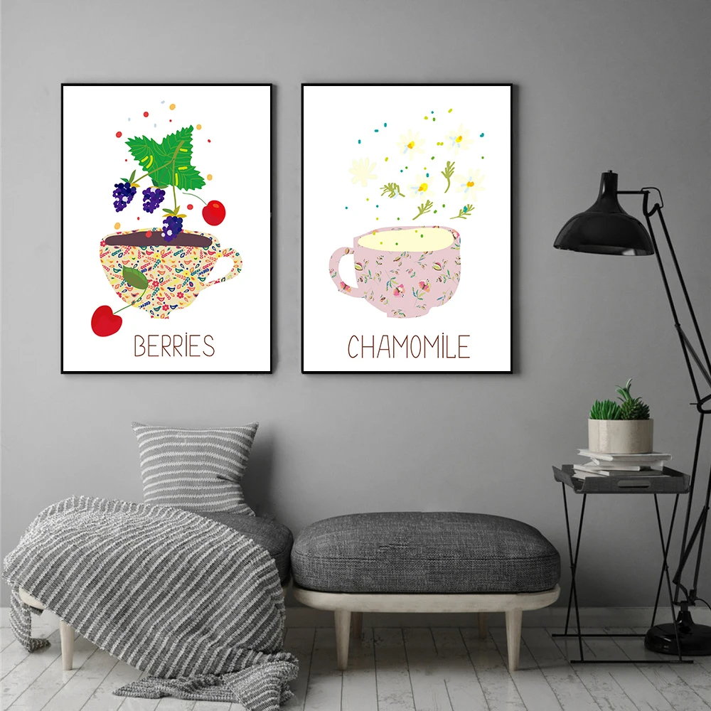 Copo-de-Frutas-Subiram-Bagas-N-rdico-Lim-o-Menta-Morango-Dos-Desenhos-Animados-Poster-Pintura (3)