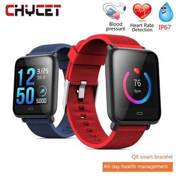 

Smart Band Blood Pressure Heart Rate Fitness Bracelet GPS Tracker Waterproof IP67 Watch Pedometer For Men Women