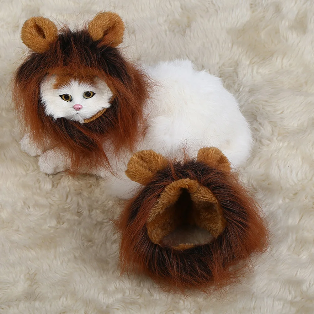 Одежда для собак одежда парик кота пушистый Gatos Katten шляпа животных костюм собаки