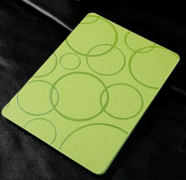 

Hot selling case for Apple Ipad 2 3 4, Cute circle dot design pu leather&pc smart cover for Ipad A1460 A1430 A1397 protector