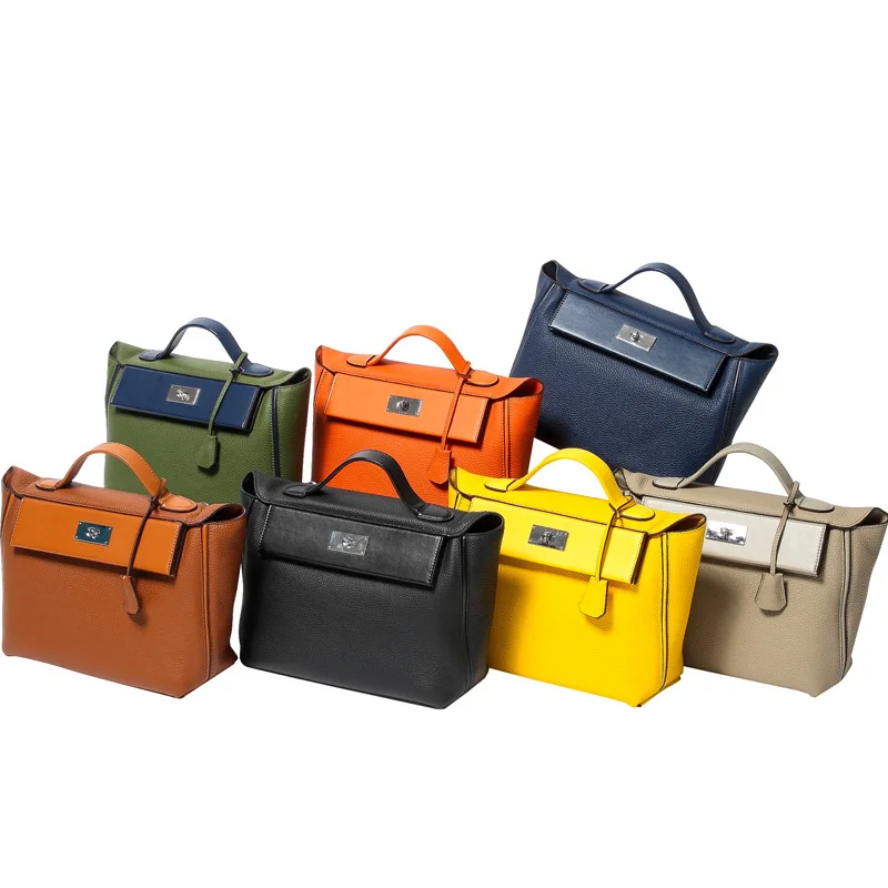 

Luxury 100%Genuine leather Handbags for ladies Shoulder Bag women bags designer Fashion Lock Large Soft totes Bolsas Feminina