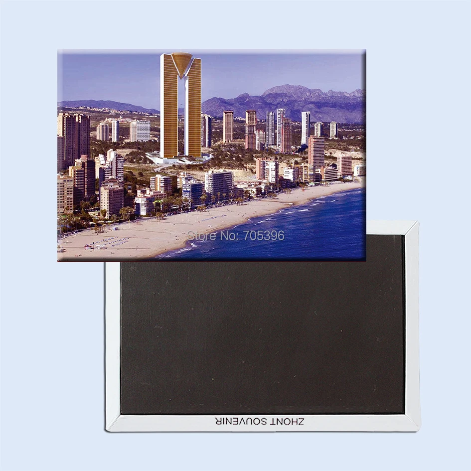 

Benidorm spain жесткие магниты на холодильник из путешествия 20912