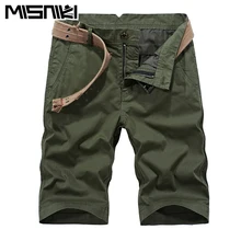 MISNIKI/ мужские летние грузовые шорты с несколькими карманами камуфляжные хлопковые свободные до колен pantalon homme AXP72