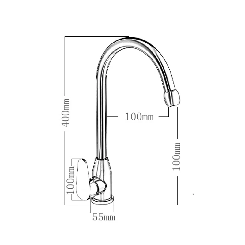 Space aluminum European kitchen faucet rotating faucet black antique sink faucet ceramic basin faucet