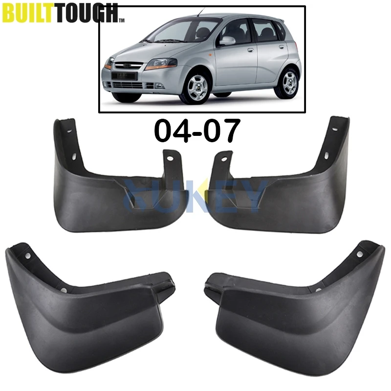 

Mud Flaps For Chevrolet Aveo / Daewoo Kalos T200 2004-2007 Holden Barina Hatchback Mudflaps Splash Guards Mudguards 2005 2006