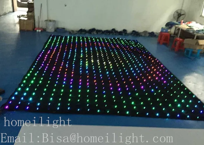 

P18CM 2m*3m flexible LED Video curtain for stage decoration /club party