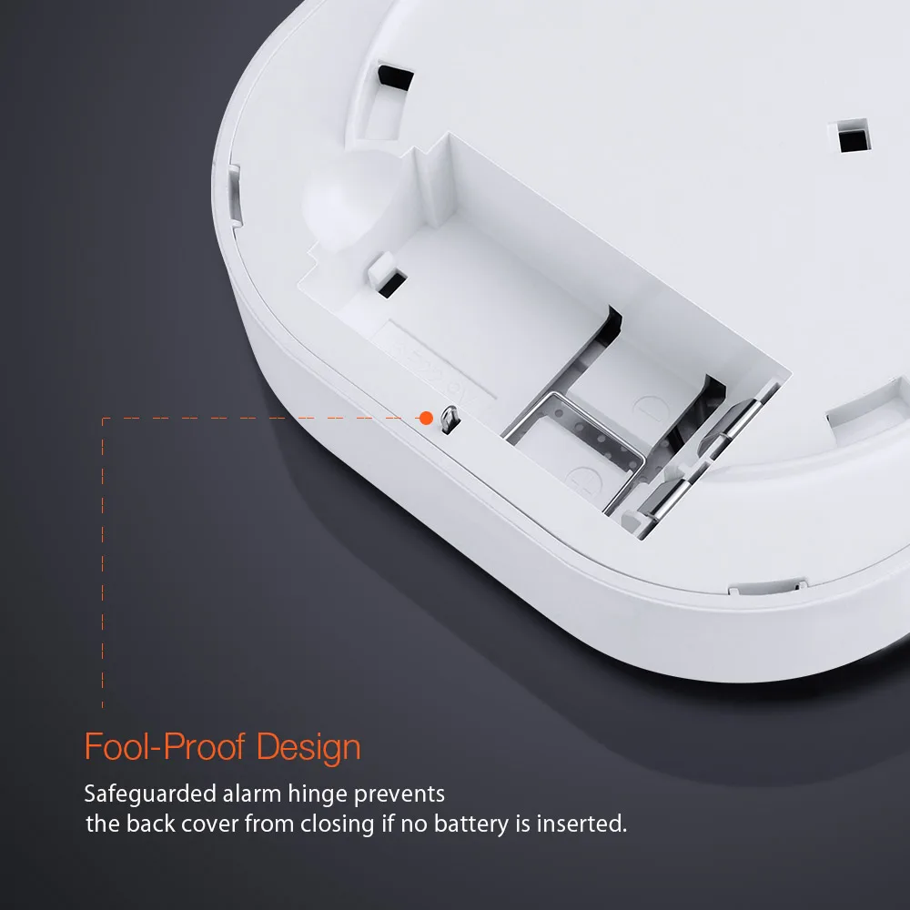 DIGOO DG-SA01 Fire Alarm Detector Independent Photoelectric Smoke Sensor Remote Alert Work with HOSA HAMA