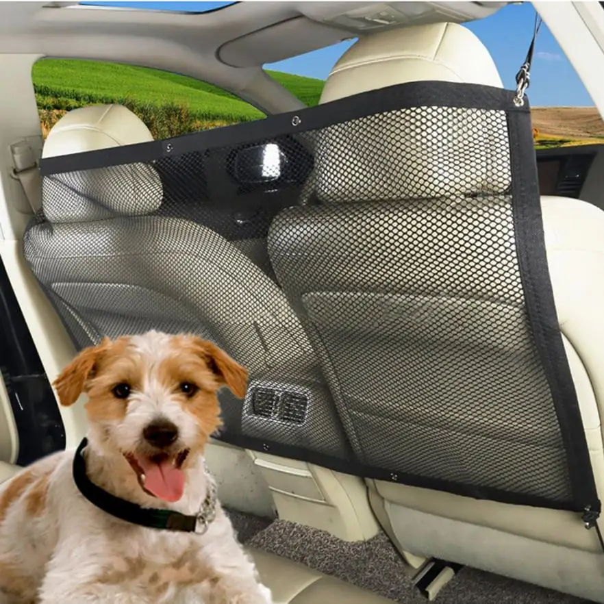 

New Arrival new Car Auto Back Guard Seat Dog Children Pet Mesh Safety Oxford Net Barrier dec6