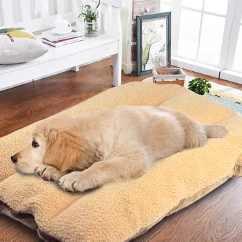 

2Size Warm Corduroy Washable Pet Mat Dog Beds for Large Dogs House Sofa Kennel Husky Labrador Teddy Large Dogs Cat House Bed Mat
