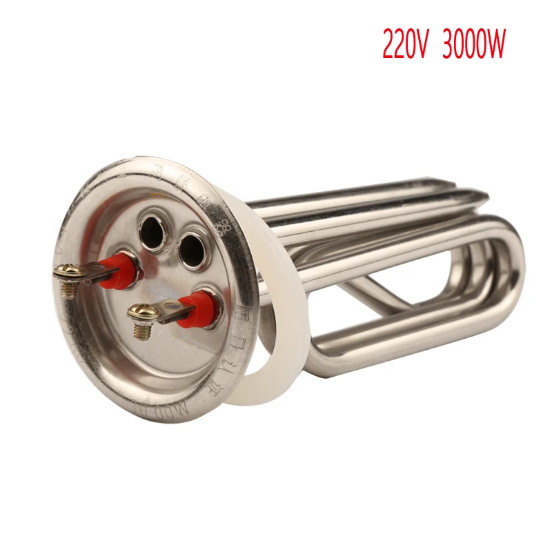 

3000W 220V 63mm cap heating element for electric boiler with 2-probe, 7mm stainless steel electric heat pipe