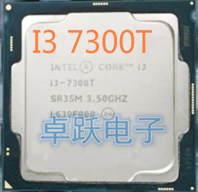 Intel I3 7300 T I3 7300 T Процессор 3,5G 2 ядра 4 нити B0 1151 HD610 DDR4