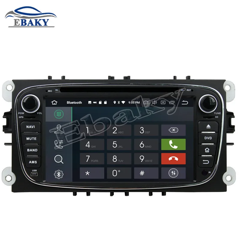 Discount NaviTopia 4GB RAM 64GB ROM Octa Core Android 9.0 Car DVD Player For Ford Mondeo(2007-2010) Tourneo Connect/Transit Connect/S-max 17