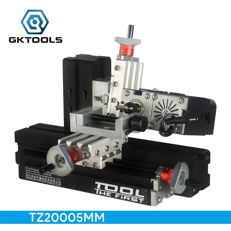 TZ20005MM DIY BigPower мини металлический горизонтальный фрезерный станок 60 Вт 12000 об/мин