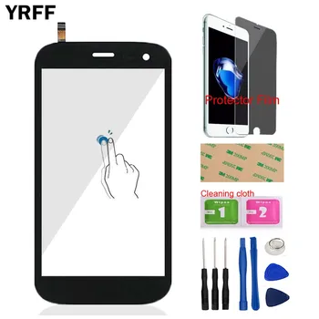 

5.0'' Mobile For Explay X-tremer X Tremer Front Touch Screen Touch Digitizer Panel Glass Lens Sensor + Protector Film Adhesive