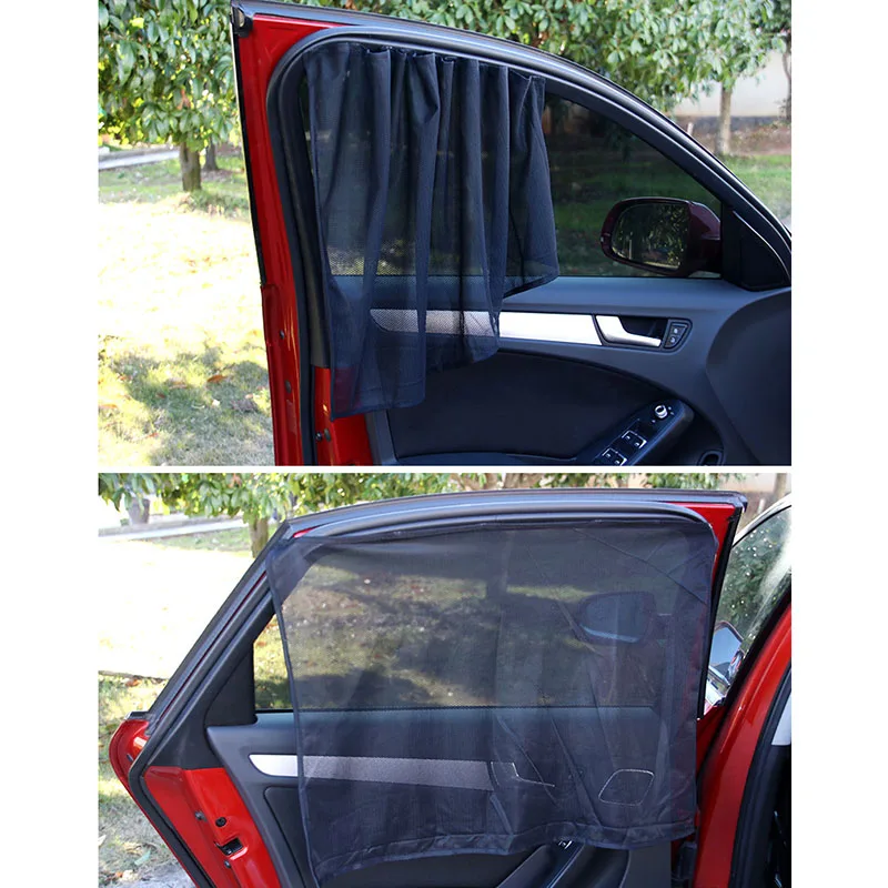2 шт. Автомобильная Солнцезащитная УФ-защита автомобильная занавеска на автомобильное окно Солнцезащитная боковая сетка на окно солнцезащитный козырек дропшиппинг