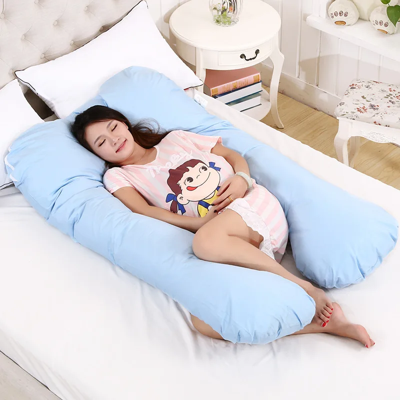 Удобная u-образная Подушка с длинным бортом для сна, подушки для беременных, постельные принадлежности для всего тела, Подушка для беременных женщин