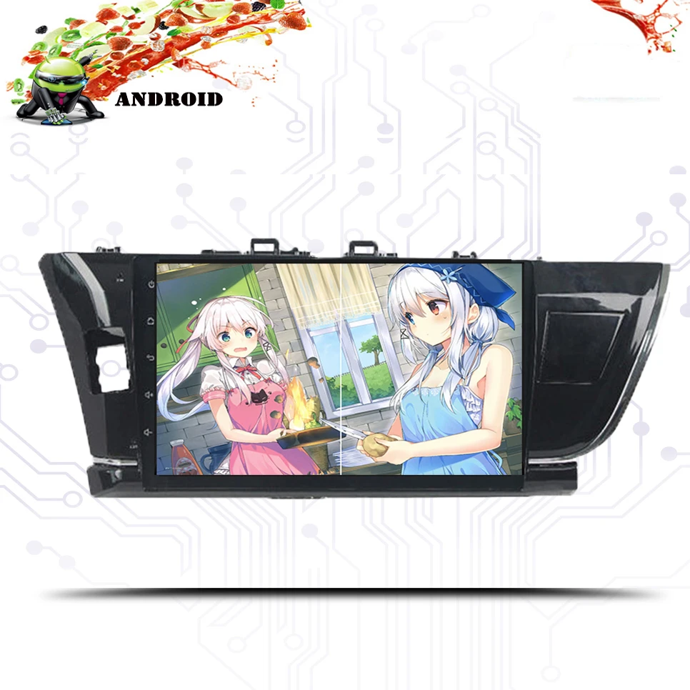 10 1 &quot2 din Android 0 4G 64GB Автомобильный dvd gps радио плеер для Toyota Corolla Levin 13 2014 2015