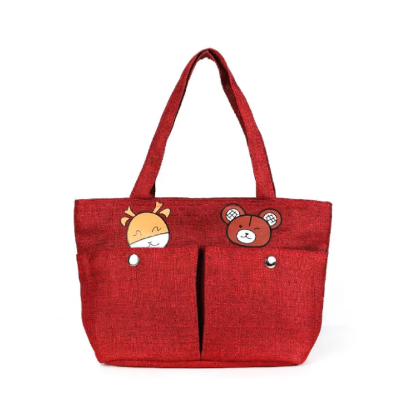 

Canvas Tote Bag Large Capacity Travel Shopping Bag Women Cartoon Canvas Bags Shopping Bags