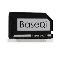 Original BASEQI Aluminum MiniDrive Micro SD Card Reader For Macbook Pro Retina 13” Model 303A Memory Card Adapter