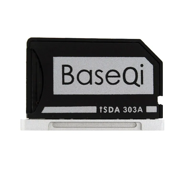 Originale BASEQI Alluminio MiniDrive Micro SD Card Reader Per Macbook Pro Retina 13 ''Modello 303A Memory Card Adapter