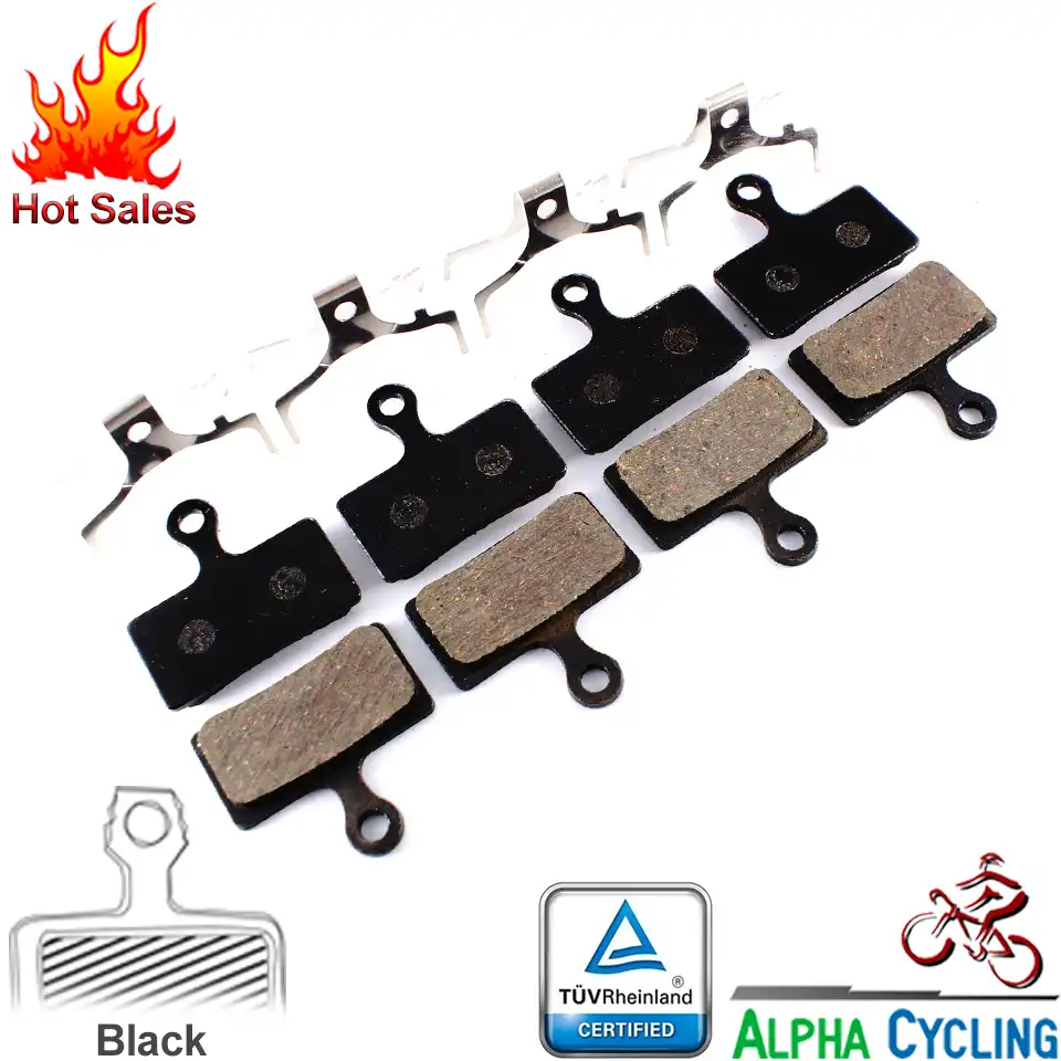 Велосипедные тормозные колодки для Shiman G01S/F01A/J02, M9000, M8000, M985, M988, XT M785, SLX M666, M675, Deore M615, Alfine S700, 4 пары - изображение