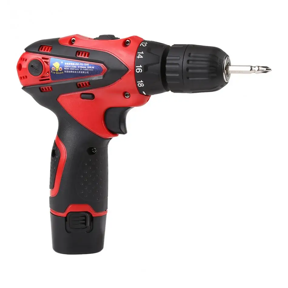 Buy AC 110V / 220V Cordless Drill High Power Rechargeable Electric Screwdriver