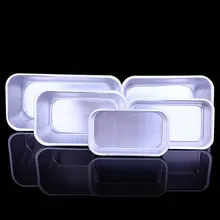 Форма для выпечки алюминиевая прямоугольная форма для торта жестяные выпечка форма для выпечки чехол форма для украшения торта инструменты, 5 размеров на выбор