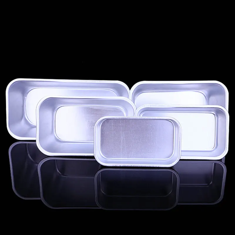

Baking Mold Aluminium Rectangle Cake Tin Baking Dish Bakery Case Mould Cake Decorating Tools,5 Size For Choose