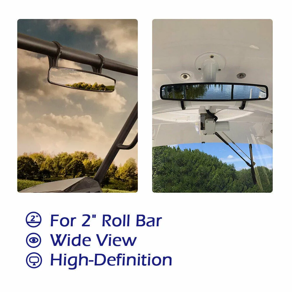 UTV Rear View Center Mirror W/2 Roll Bar For CAN AM MAVERICK Commander 800 1000 - Foto 4