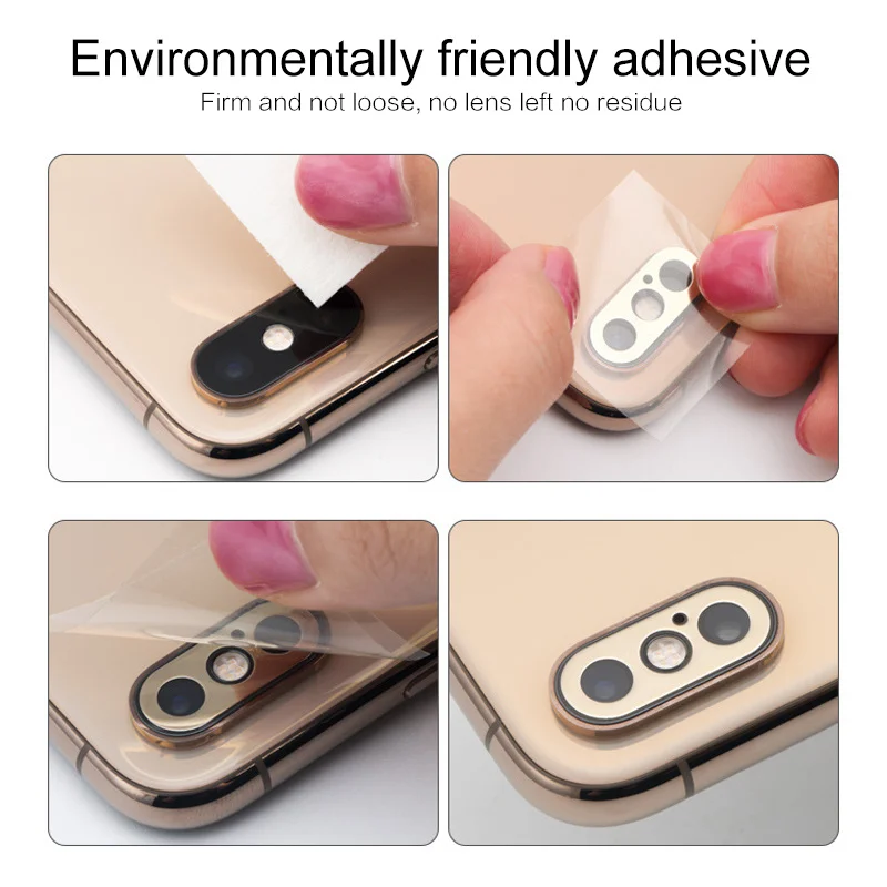 Новая защитная пленка для объектива камеры из закаленного стекла задней IPhone X