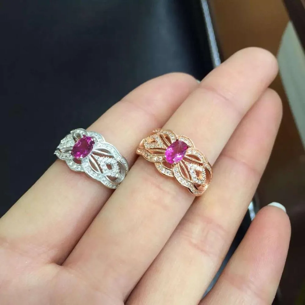 

Anillos Qi Xuan_Trendy Jewelry_Tourmaline Stone Elegant Woman Rings_S925 Solid Sliver Fashion Rings_Manufacturer Directly Sales
