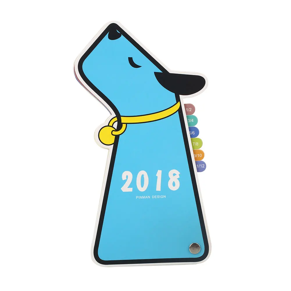 Blue Desk Calendar Planner Schedule Gifts Home Study Planning Office Table Cute Organizer Ornaments - Цвет: Blue