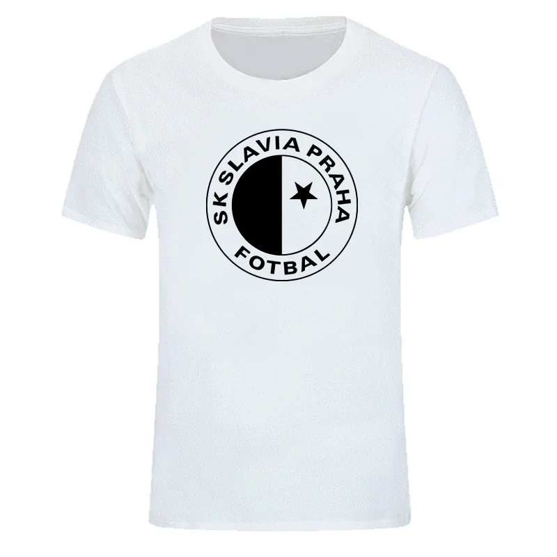 Bitch COOFFEE, новинка, SK Slavia Praha, футболка с чешским принтом в Праге, качественная хлопковая футболка для мужчин, большие размеры, XS-2XL - Цвет: 17