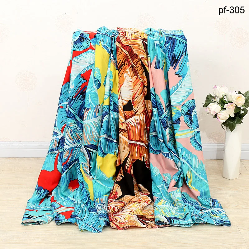 Осень и зима Huayao креп Печать Ткань крепдешин Модная рубашка подкладка ткань полиэстер ткань шифон ткань