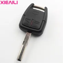 XIEAILI 10 шт OEM 3 кнопки транспондера удаленный ключевой чехла для Opel Vectra/Astra/Omega HU43 смарт-ключ Fob чехол S477