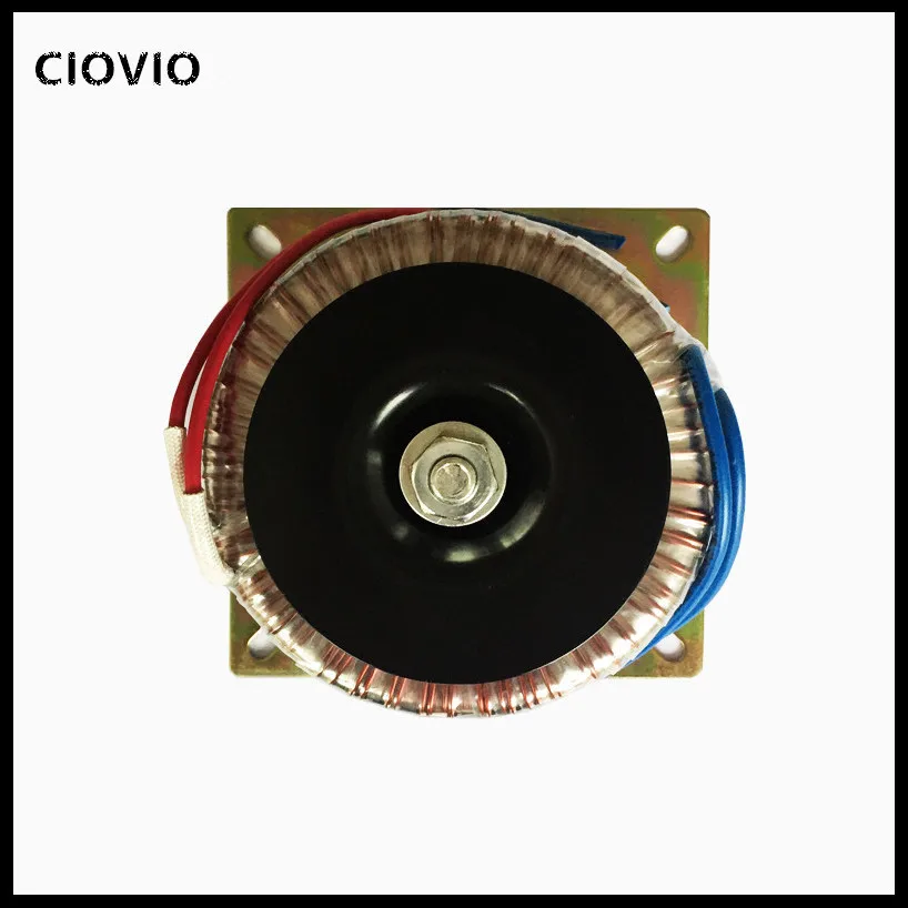 CIOVIO 100w 150w 200w 300w 500w 1600w Кольцевой трансформатор тороидальный трансформатор Мощность трансформатор усилителя двойной 6V 7V 15V 17V 24V