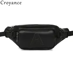 Croyance модные нагрудные сумки унисекс искусственная кожа карманы сумка на ремне нагрудная поясная сумка на пояс для телефона