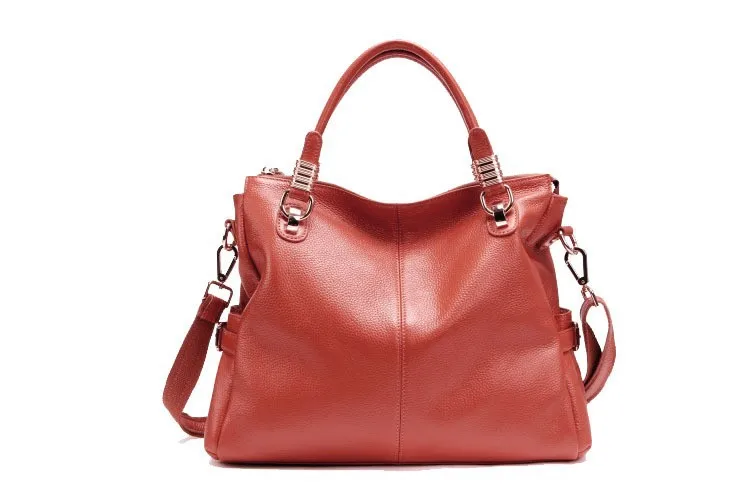 YUFANG женская сумка из натуральной кожи, Высококачественная женская сумка на плечо, большая Вместительная женская сумка-мессенджер, мягкая кожаная повседневная сумка