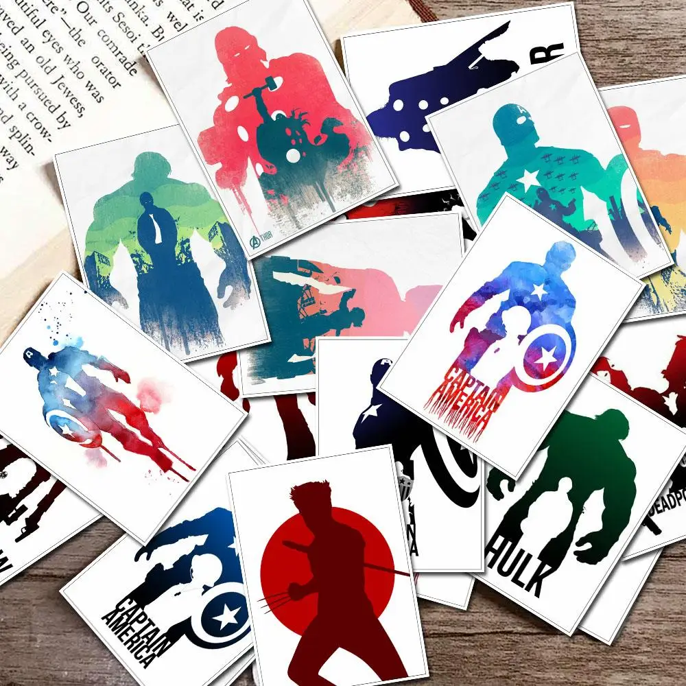 25 pcs/lot Marvel movie The Avengers Stickers Styling Waterproof Sticker Motorcycle Bike Laptop Skateboard Ipad Phone