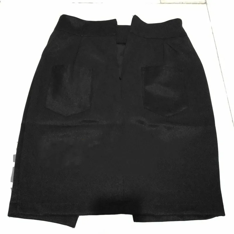 LOGAMI Высокая талия разделение карандаш сексуальные женские юбки женские офисные плотная мини-юбка сезон: весна-лето юбка