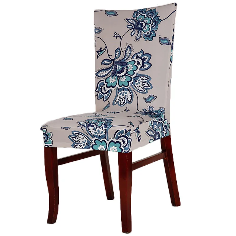 

Solid Color Chair Cover Spandex Stretch Elastic Slipcovers Chair Covers For Dining Room Kitchen Wedding Banquet Hote Householl