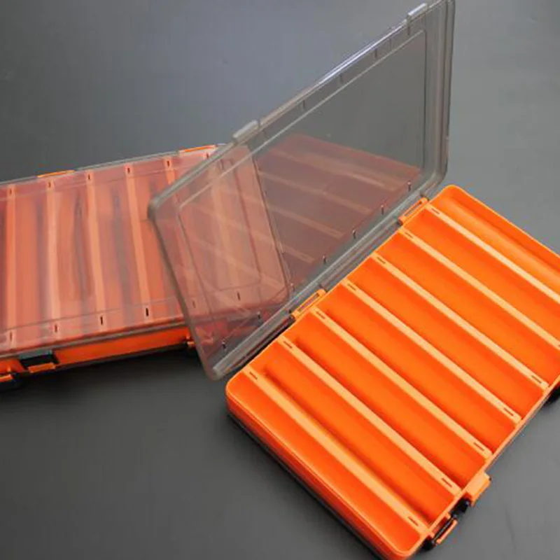 Fishing Lure Bait Storage Box Double Single Sided Waterproof Hooks Storage Case BHD2