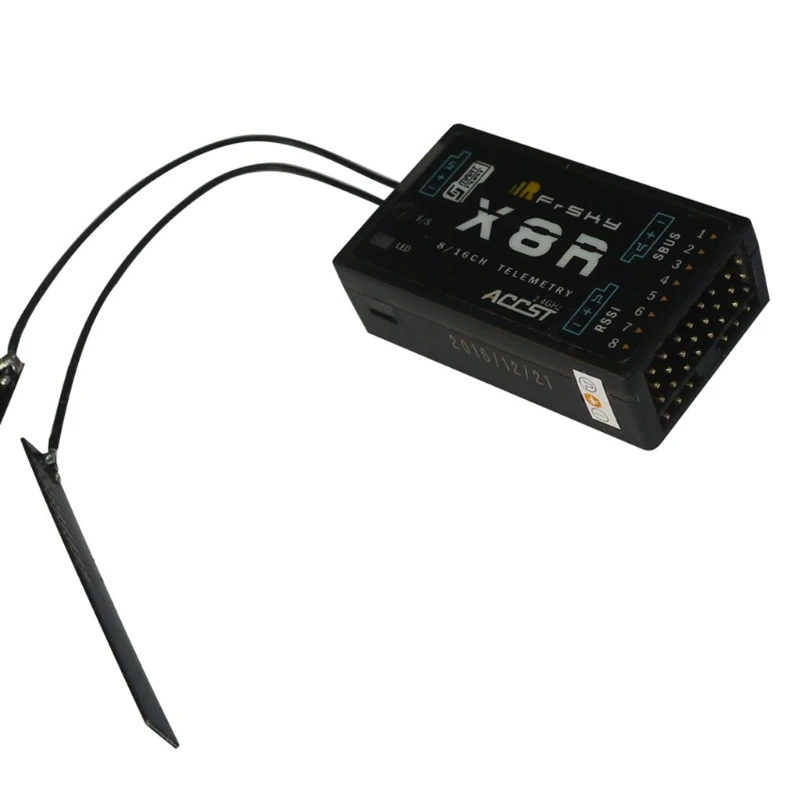 

FrSky X8R 8/16Ch SBUS ACCST Telemetry Receiver Smart Port Compatible Taranis D8